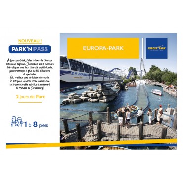 Coffret Cadeau Park'n Pass Europa-Park Billet 2 Jours