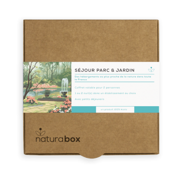 Coffret Cadeau Naturabox Séjour Parc & jardin 1 Ou 2 Nuit(s)